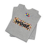 Woof. | Woven Rhythm Pride T-shirt
