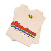 Maspalomas Gay Pride | Retro Rainbow Gran Canaria T-shirt