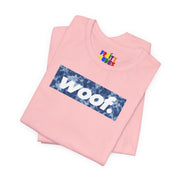 Woof. | Acid Wash Denim Pride T-shirt