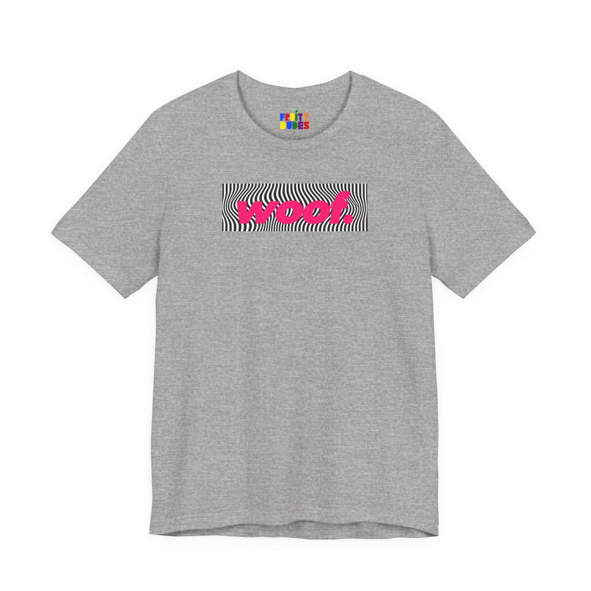 Woof. | Optical Wave Pride T-shirt