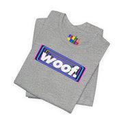 Woof. | Electric Tunnel Pride T-shirt