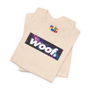 Woof. | Cosmic Nebula Pride T-shirt