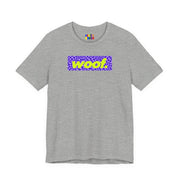 Woof. | Checker Melt Pride T-shirt