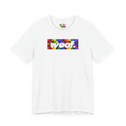 Woof. | Rainbow Check Pride T-shirt