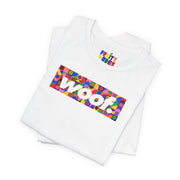 Woof. | Rainbow Blocks Pride T-shirt