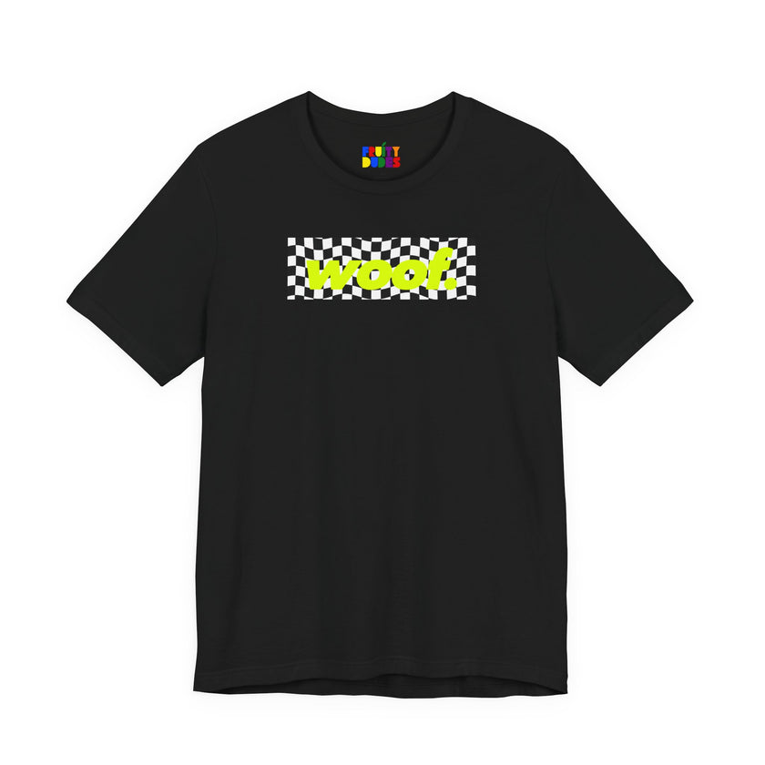 Woof. | Acid Checker Pride T-shirt