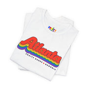 Atlanta Gay Pride | Retro Rainbow Georgia T-shirt