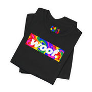 Woof. | Molten Rainbow Pride T-shirt