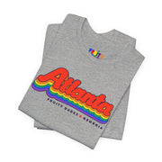 Atlanta Gay Pride | Retro Rainbow Georgia T-shirt