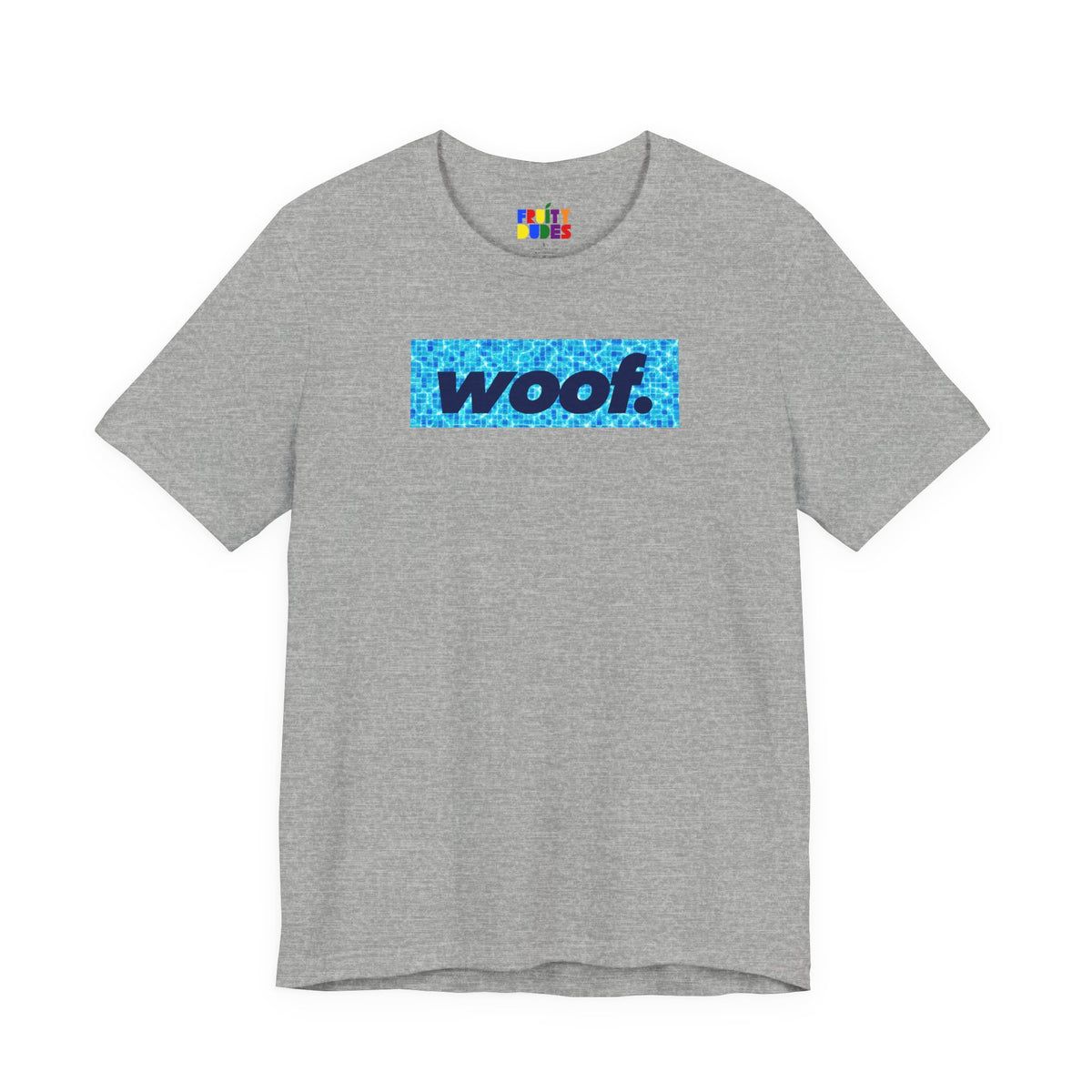 Woof. | Pool Tiles Pride T-shirt