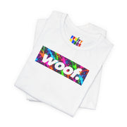 Woof. | UV Paint Party Pride T-shirt