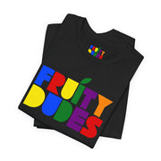 Fruity Dudes | Bold Rainbow Pride Logo T-shirt