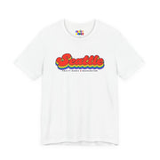 Seattle Gay Pride | Retro Rainbow Washington T-shirt