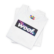 Woof. | Cosmic Nebula Pride T-shirt