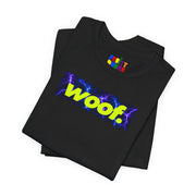 Woof. | Electric Storm Pride T-shirt