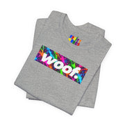 Woof. | UV Paint Party Pride T-shirt
