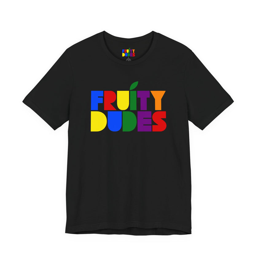 Fruity Dudes | Bold Rainbow Pride Logo T-shirt
