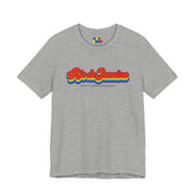 Rio de Janeiro Gay Pride | Retro Rainbow Brazil T-shirt