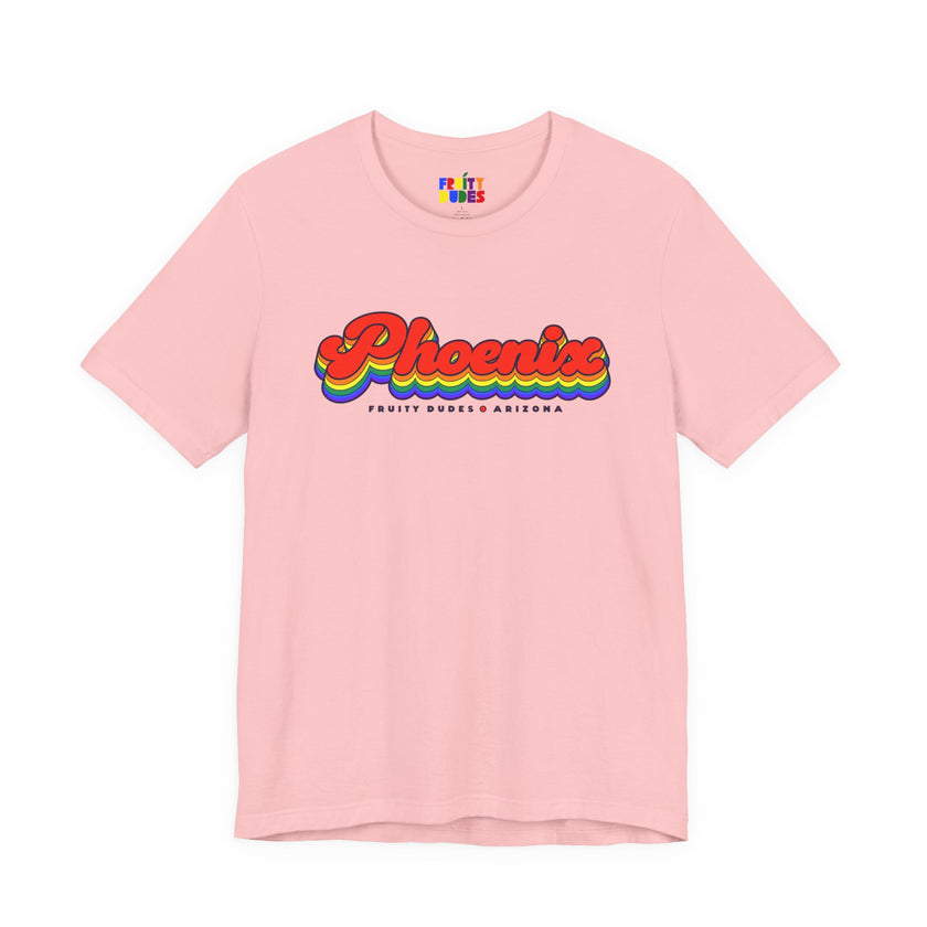 Phoenix Gay Pride | Retro Rainbow Arizona T-shirt