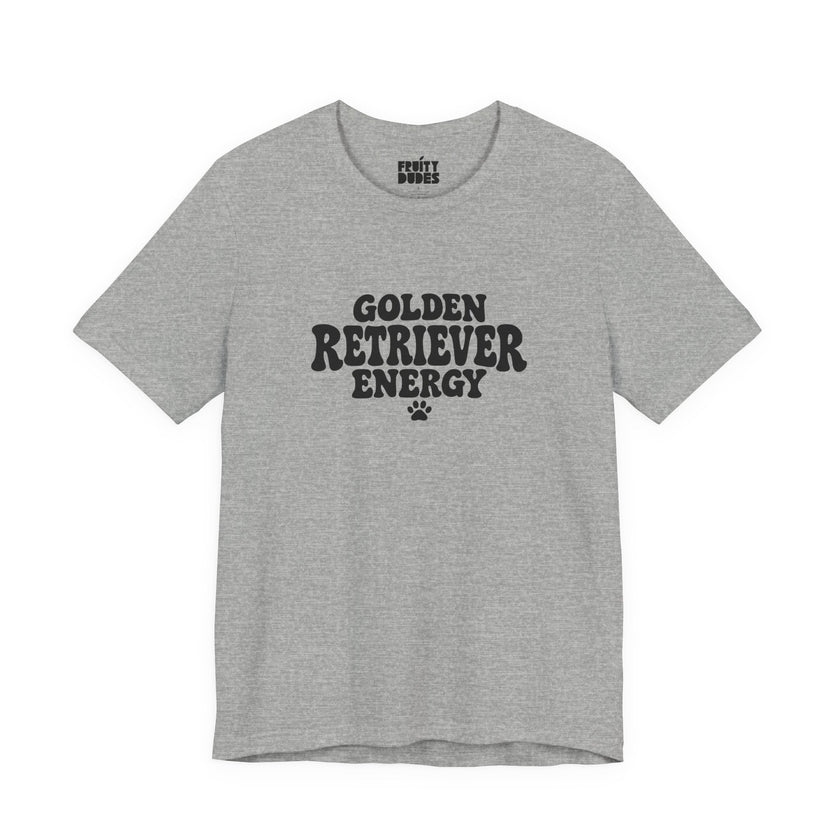 Golden Retriever Energy | Basic Gays T-shirt