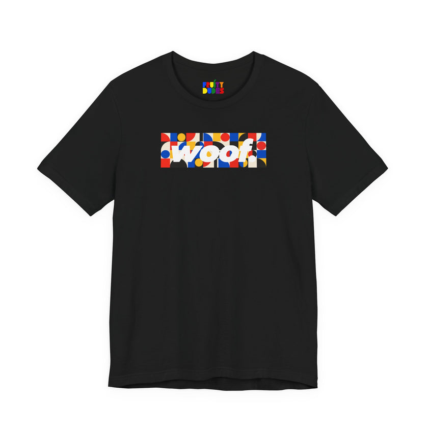 Woof. | Primary Play Pride T-shirt