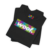 Woof. | Neon Safari Pride T-shirt