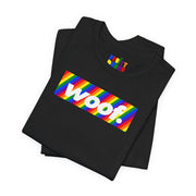 Woof. | Spectrum Stripes Pride T-shirt