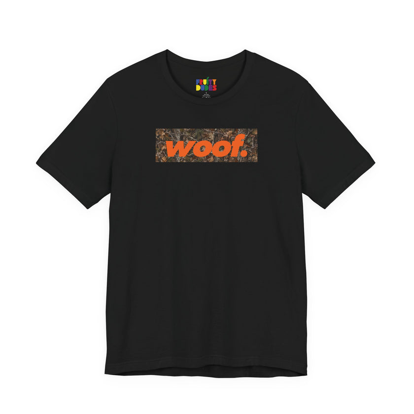 Woof. | Woodland Hunter Pride T-shirt