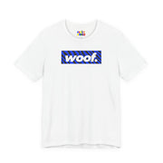 Woof. | Electric Zebra Pride T-shirt