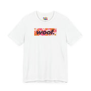 Woof. | Retro Daisies Pride T-shirt
