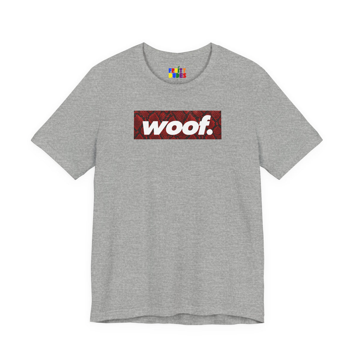 Woof. | Red Snakeskin Pride T-shirt