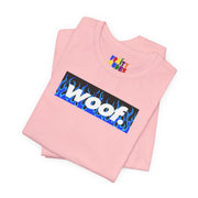 Woof. | Blue Flame Pride T-shirt