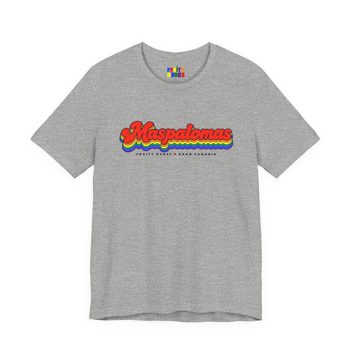 Maspalomas Gay Pride | Retro Rainbow Gran Canaria T-shirt