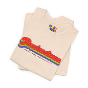 Provincetown Gay Pride | Retro Rainbow Massachusetts T-shirt