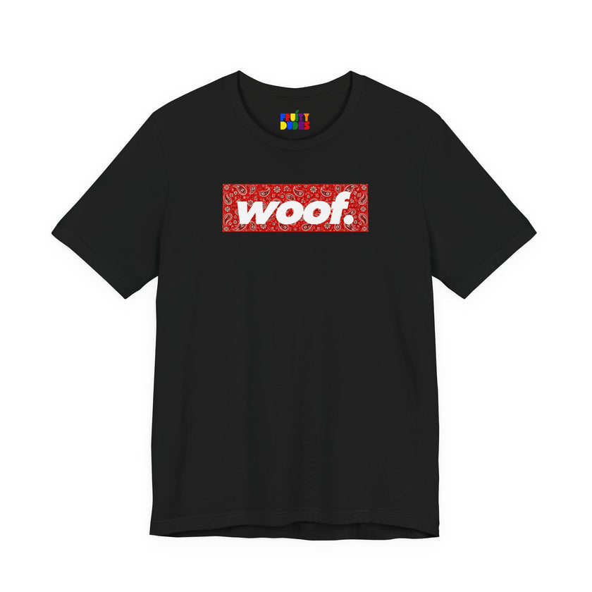 Woof. | Red Bandana Pride T-shirt