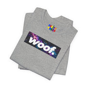 Woof. | Cosmic Nebula Pride T-shirt