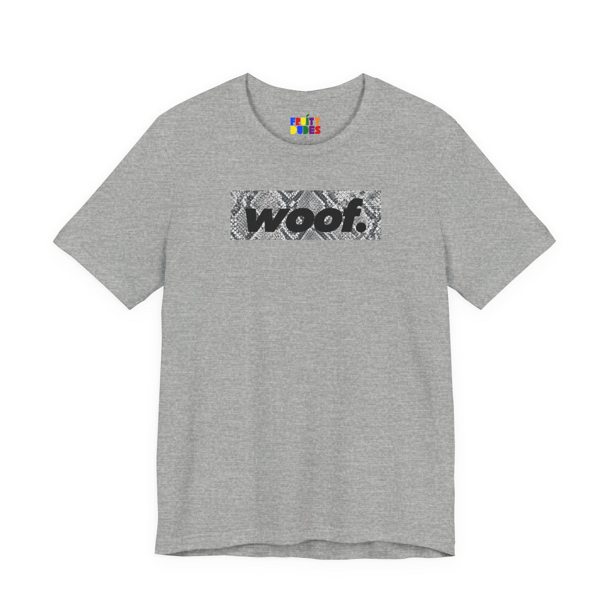 Woof. | Silver Python Pride T-shirt