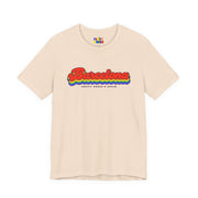 Barcelona Gay Pride | Retro Rainbow Spain T-shirt