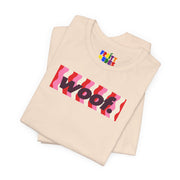 Woof. | Candy Stripes Pride T-shirt