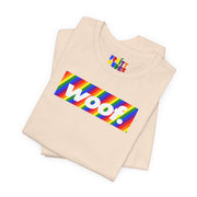 Woof. | Spectrum Stripes Pride T-shirt