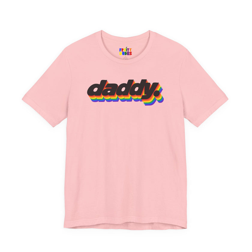 Daddy. | Retro Rainbow Pride T-Shirt