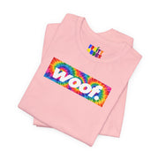 Woof. | Rainbow Tie Dye Pride T-shirt