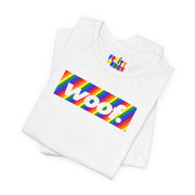 Woof. | Spectrum Stripes Pride T-shirt