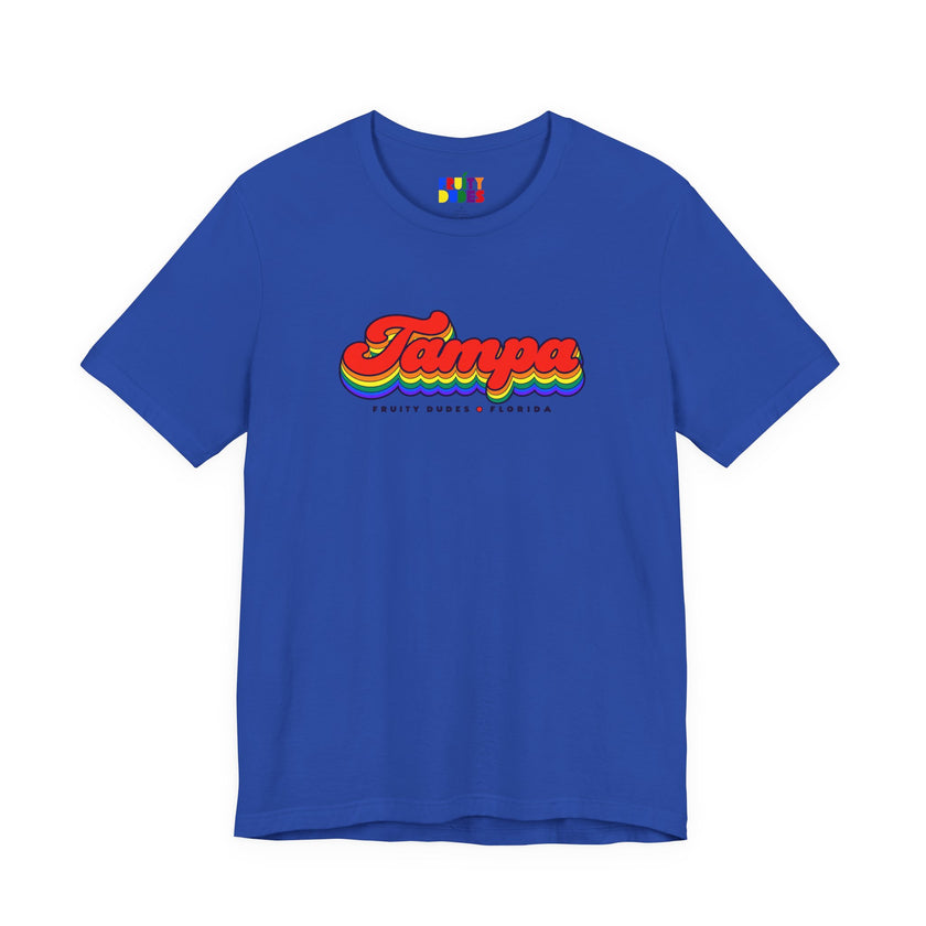 Tampa Gay Pride | Retro Rainbow Florida T-shirt