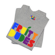 Fruity Dudes | Bold Rainbow Pride Logo T-shirt
