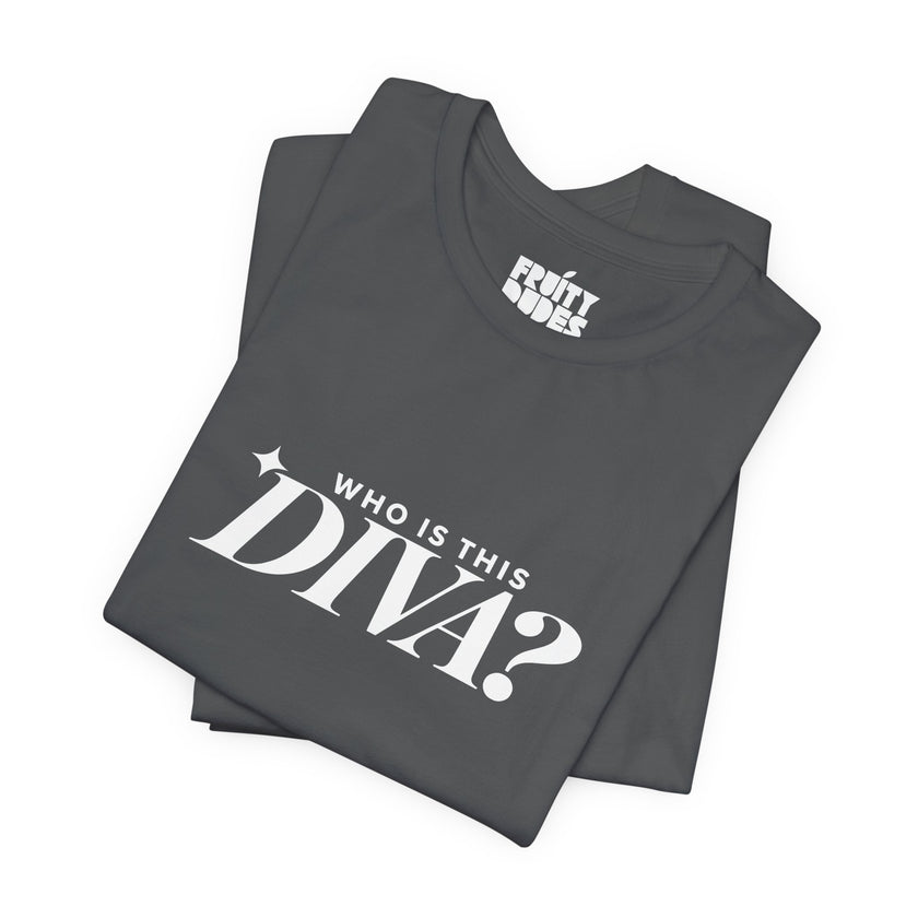 Who Is This Diva | Basic Gays T-shirt