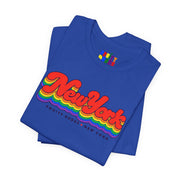 New York Gay Pride | Retro Rainbow New York T-shirt