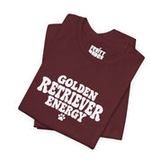 Golden Retriever Energy | Basic Gays T-shirt