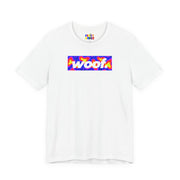 Woof. | Thermal Wave Pride T-shirt
