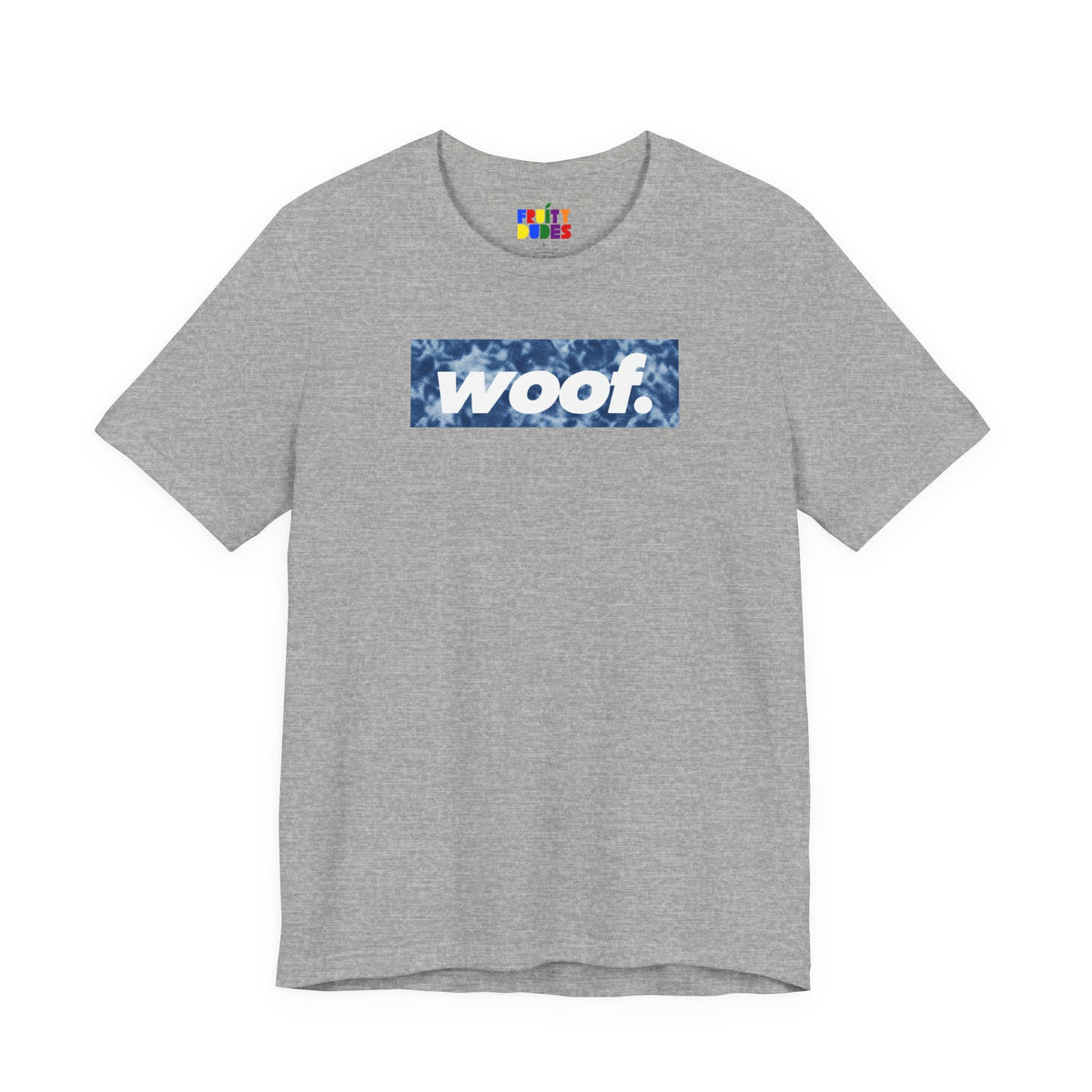Woof. | Acid Wash Denim Pride T-shirt